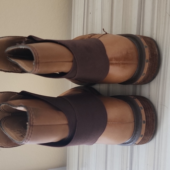 Naya Mirage Leather Ankle Boots Tan Size 6.5 - Picture 7 of 13